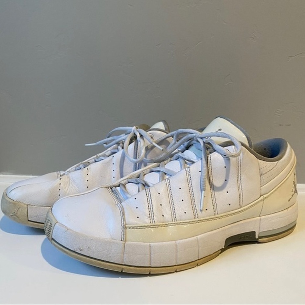 NIKE Air Jordan Men’s Size 13 TE II Advance Shoes White 395468-101
